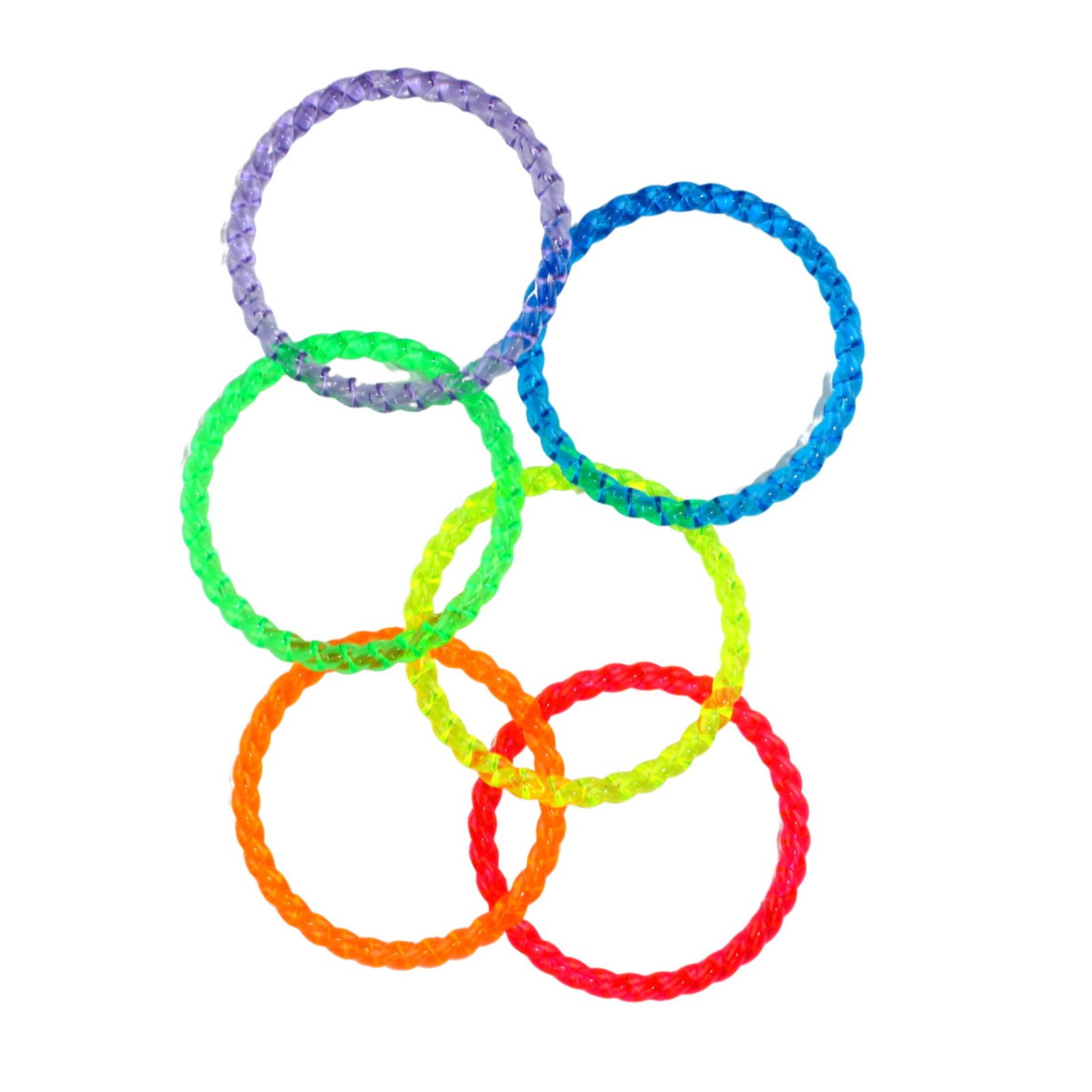 Jewelled Plastic Bangles (Pack of 18) 