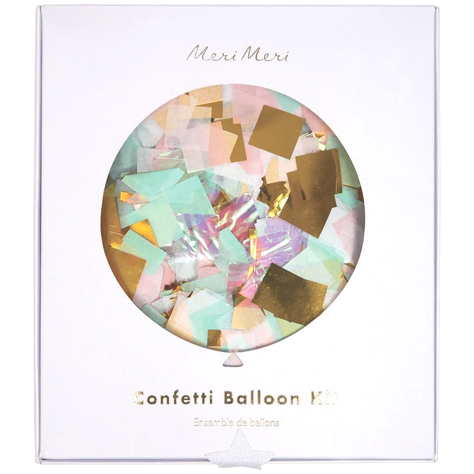 Meri Meri Iridescent Confetti Balloon Kit (8 Balloons)