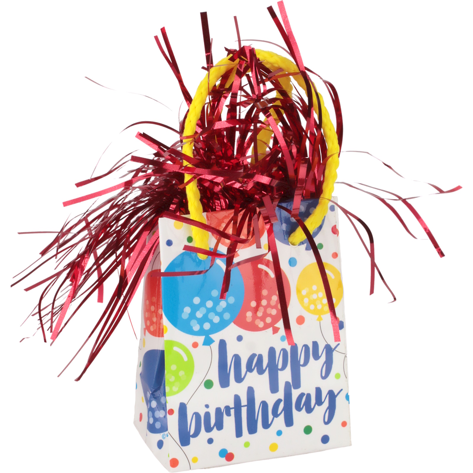 Happy Birthday Cheer Gift Bag Balloon Weight 