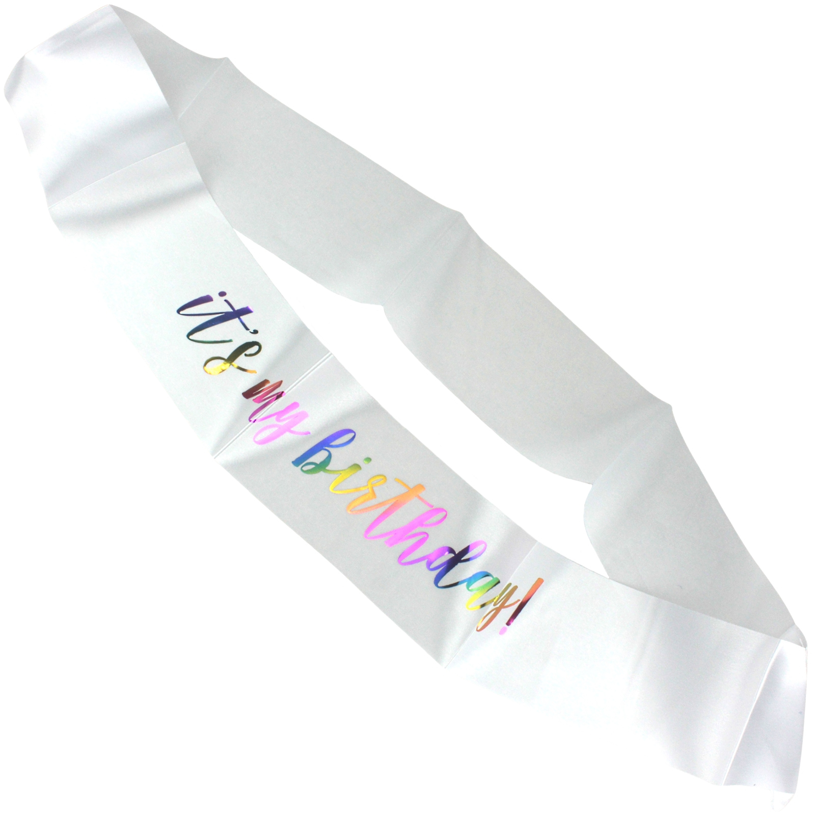 Rainbow It's My Birthday! Sash