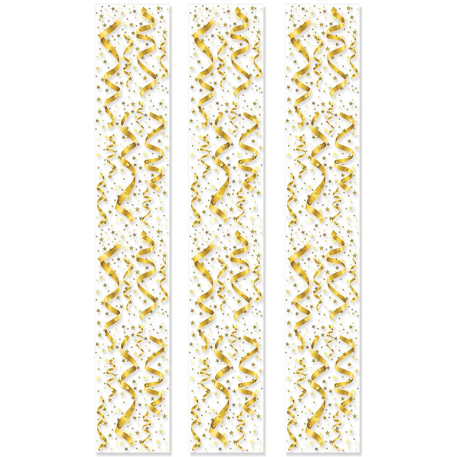 Streamers and Confetti Party Panels (Pack of 3)