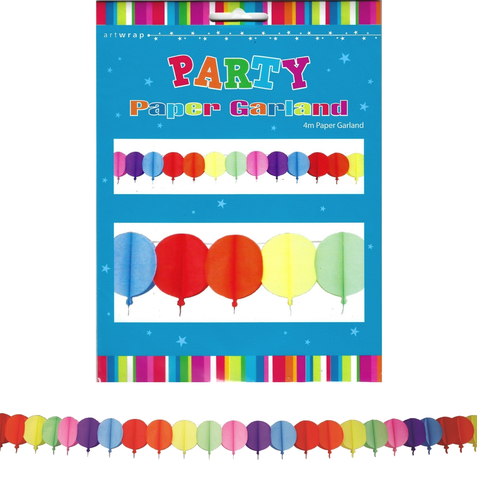 Balloons Paper Garland Banner