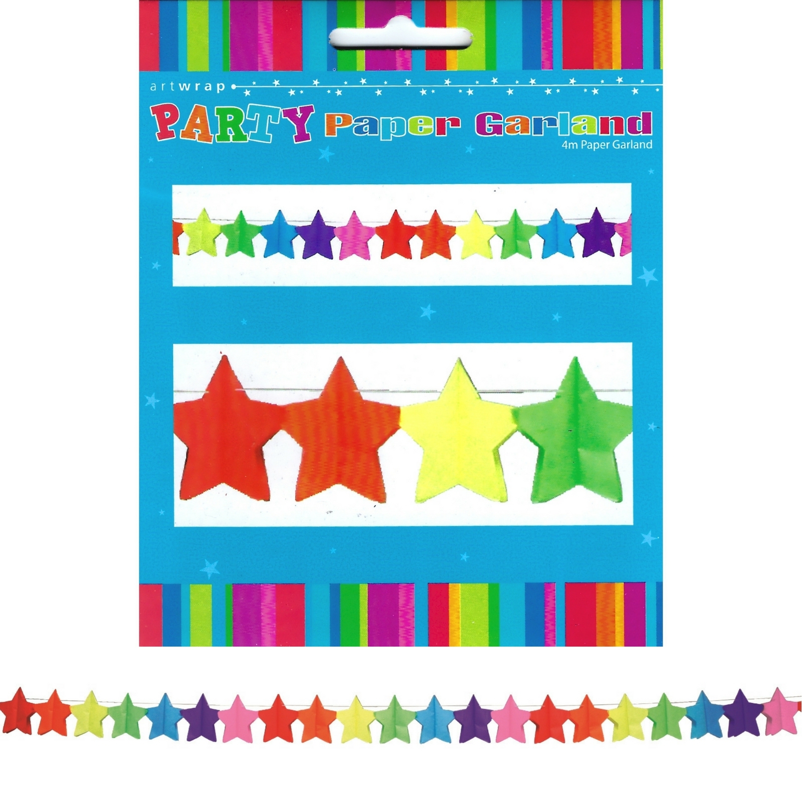 Star Paper Garland Banner