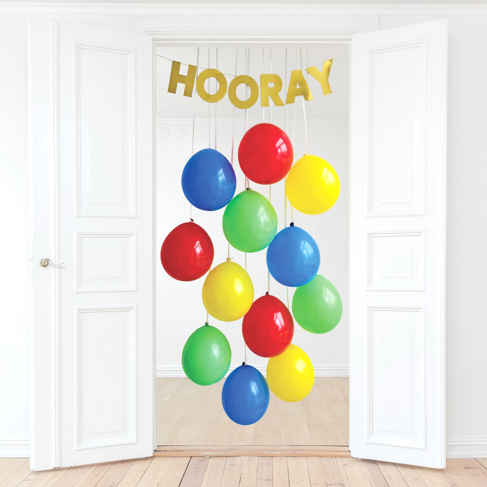 Rainbow Hooray Balloon Door Kit