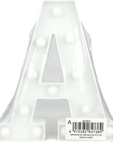 LED Light Up Letter A White | Lighting | Party Food and Decor Supplies ...