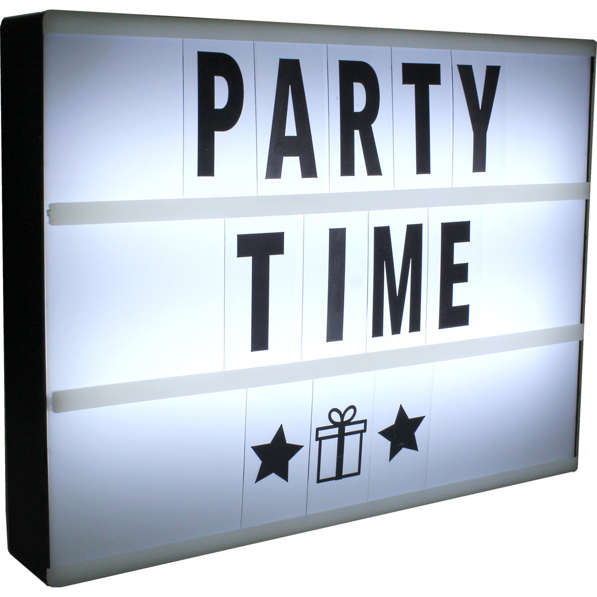 LED Lightbox with Coloured Letters, Numbers & Symbols | Lighting ...