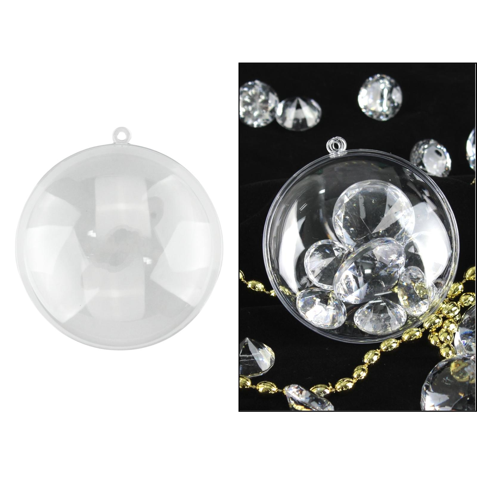 Clear Plastic Fillable Disc 7cm 