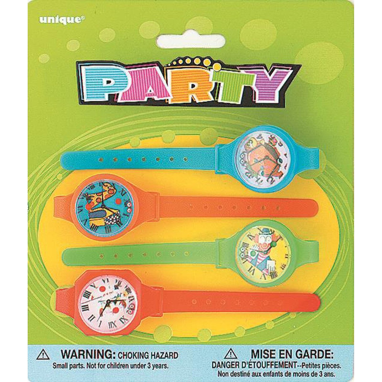 Jungle Animal Puzzle Watches (Pack of 4) 