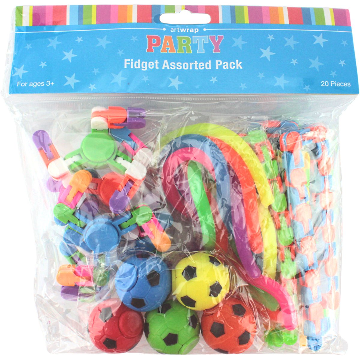 Assorted Fidget Value Favour Pack (20 Pieces) | Discount Party Supplies ...