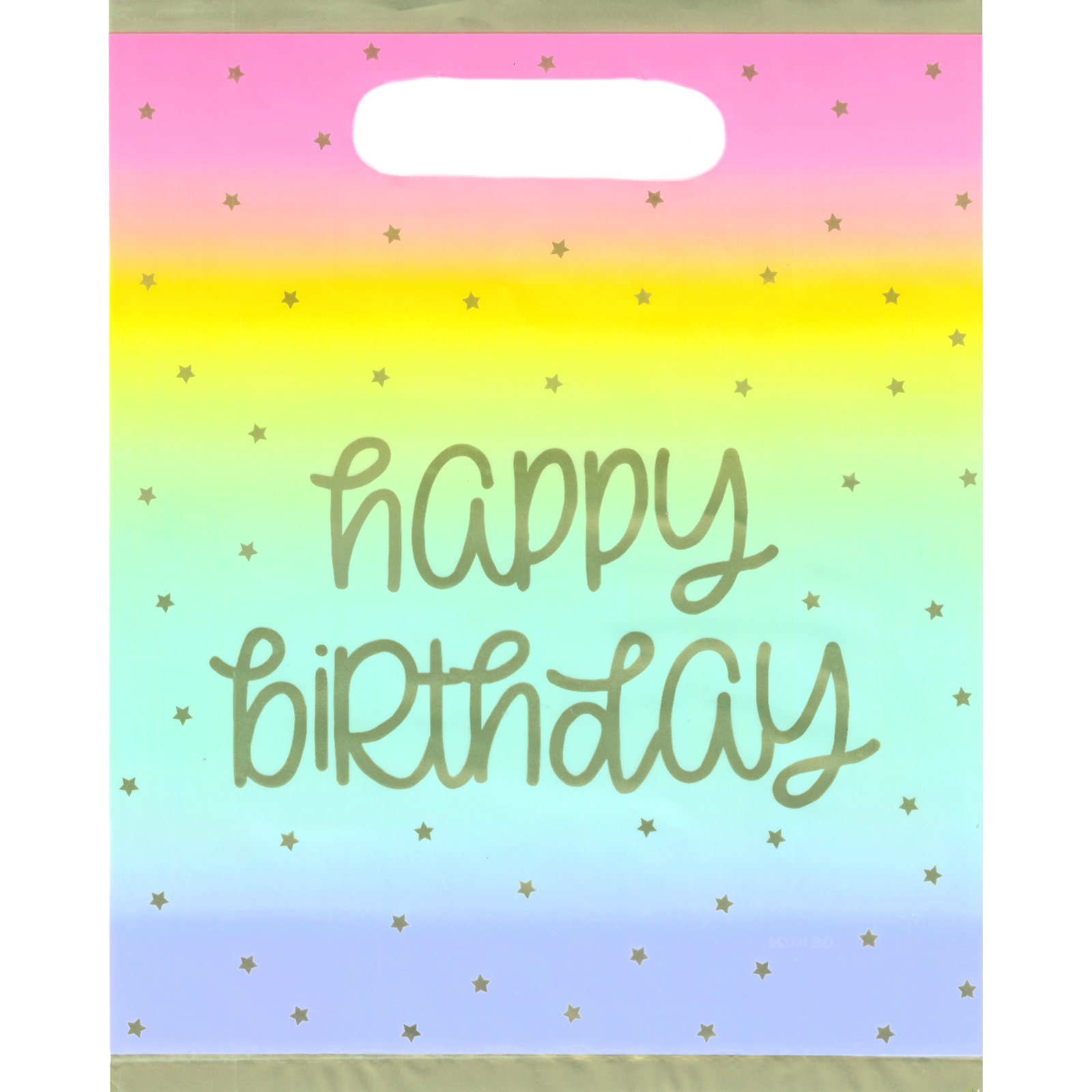 Rainbow Stars Happy Birthday Lolly/Treat Bags (Pack of 8) 