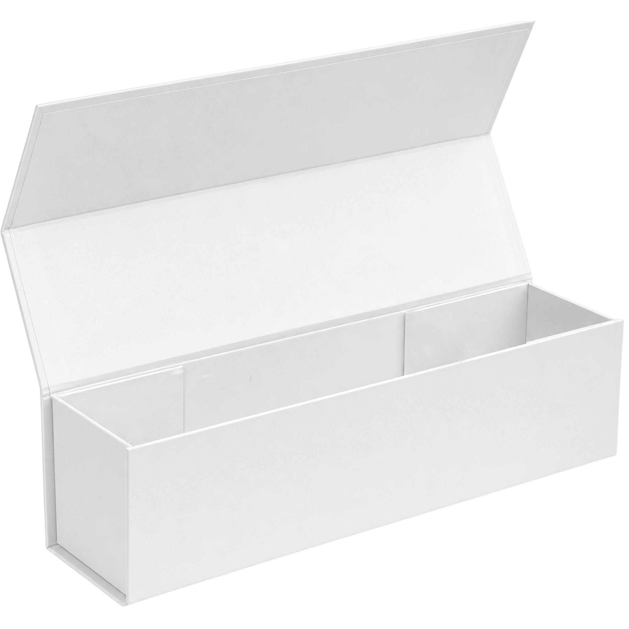 White Magnetic Gift Box 34cm x 10cm - Discount Party Supplies
