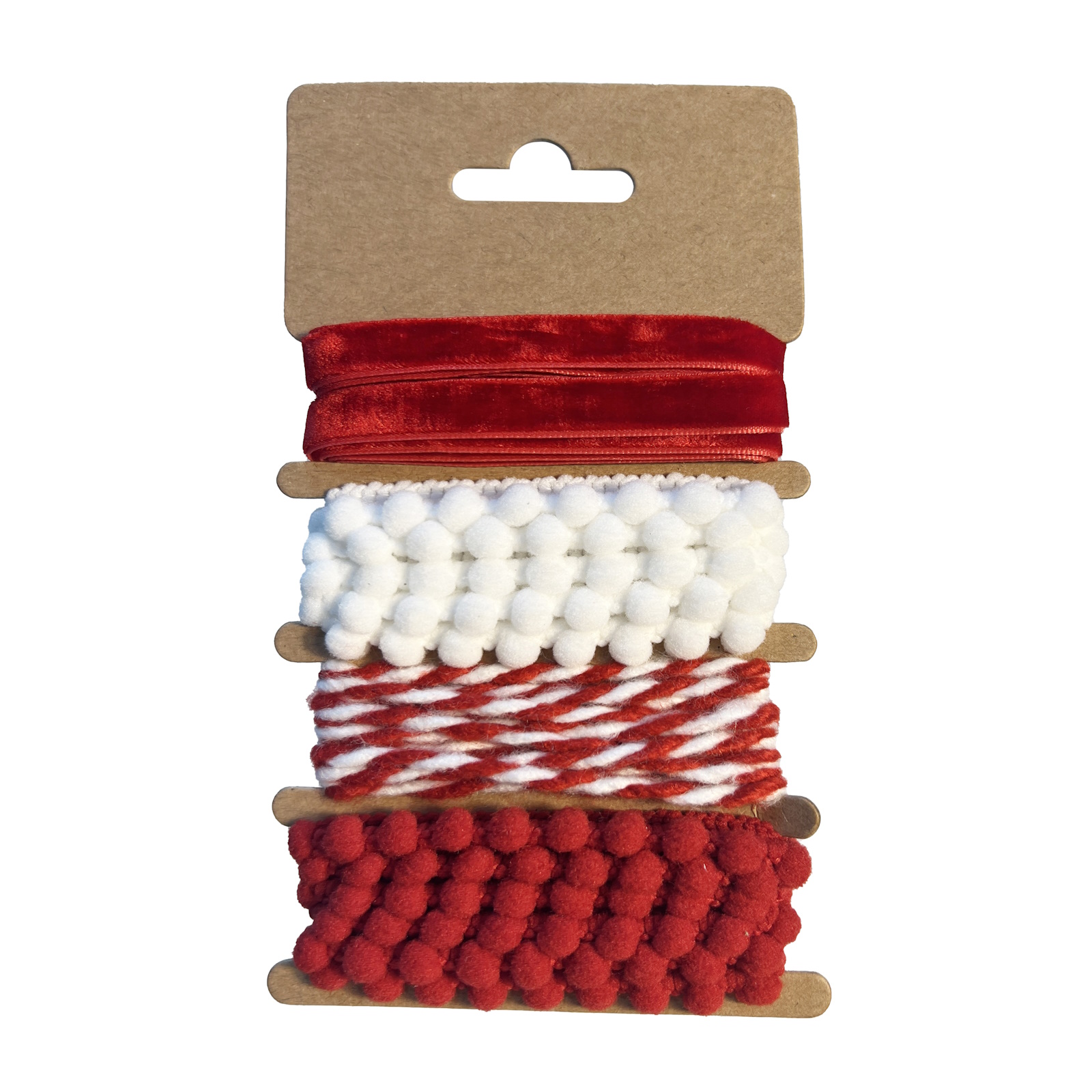 Festive Ribbon and Twine (Pack of 4)