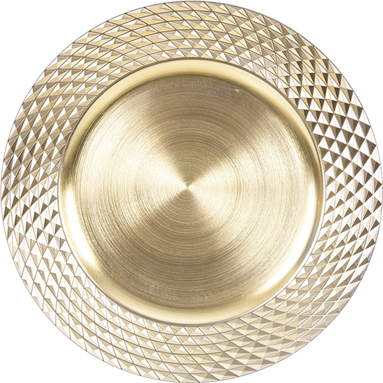 Champagne Melamine Charger Plate 33cm