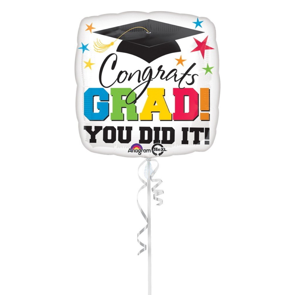 Congrats Grad You Did It Helium Balloon