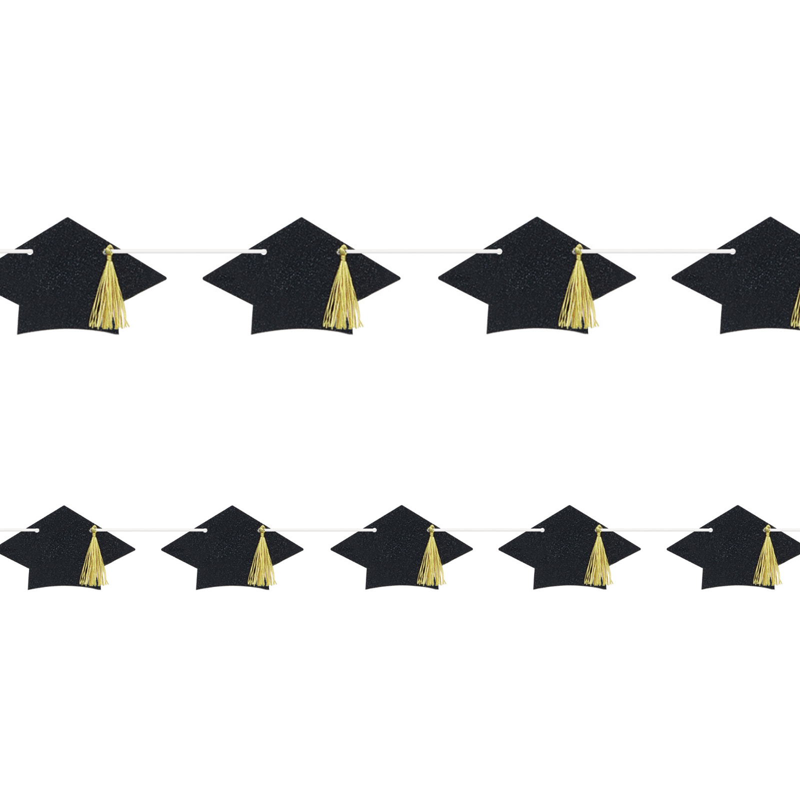 Graduation Hat Tassel Garland Banner
