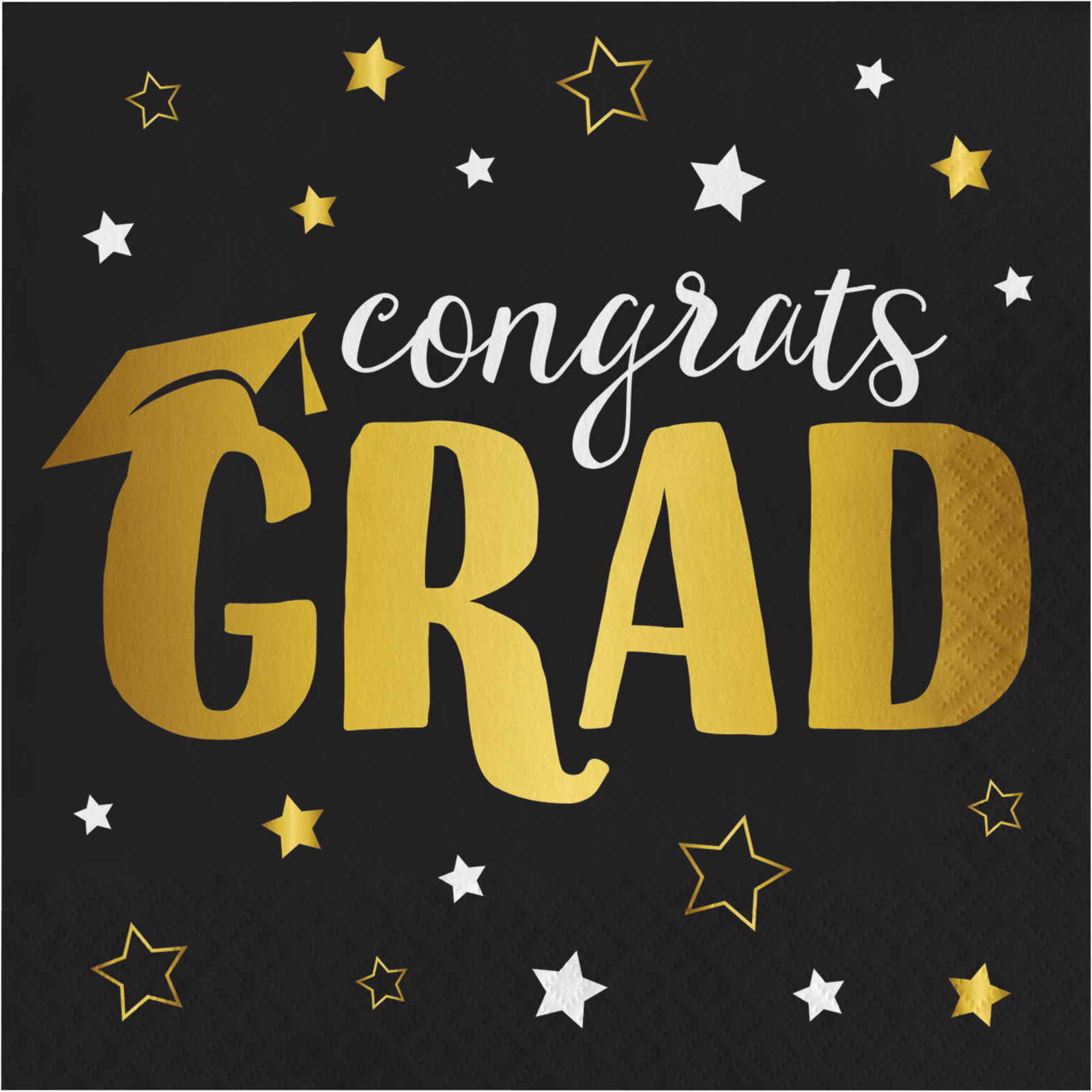 Graduation The Adventure Begins Large Napkins (Pack of 16)