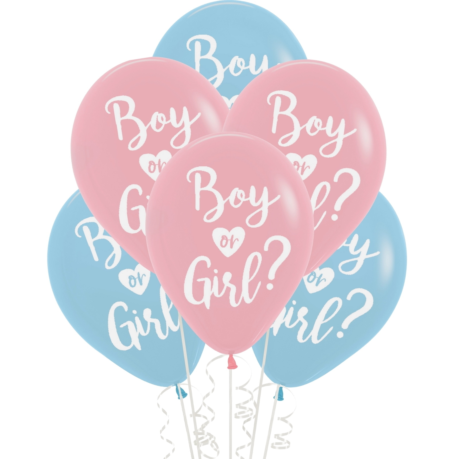The Big Reveal Boy or Girl? Balloons (Pack of 15)