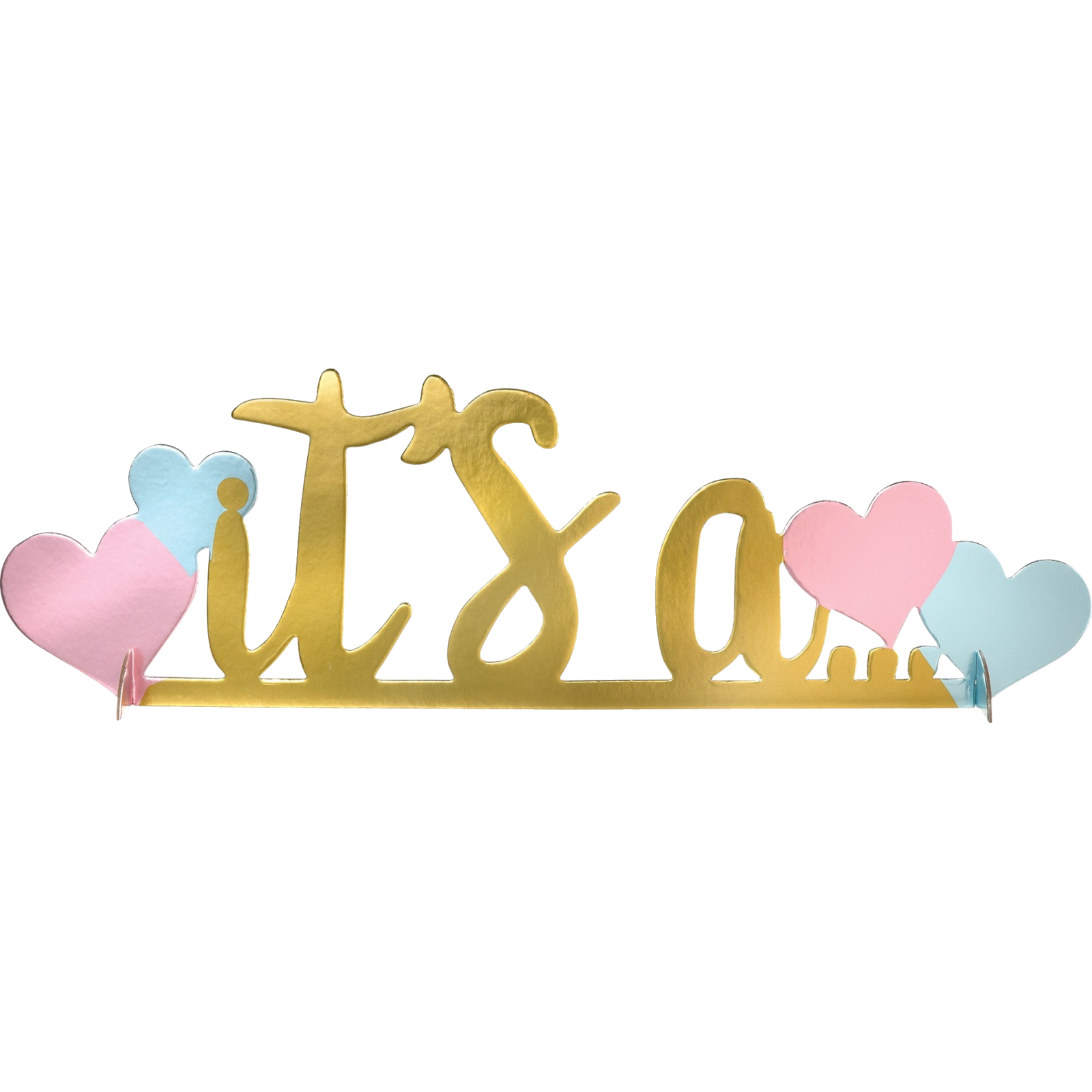 Gender Reveal "It's a" Table Decoration
