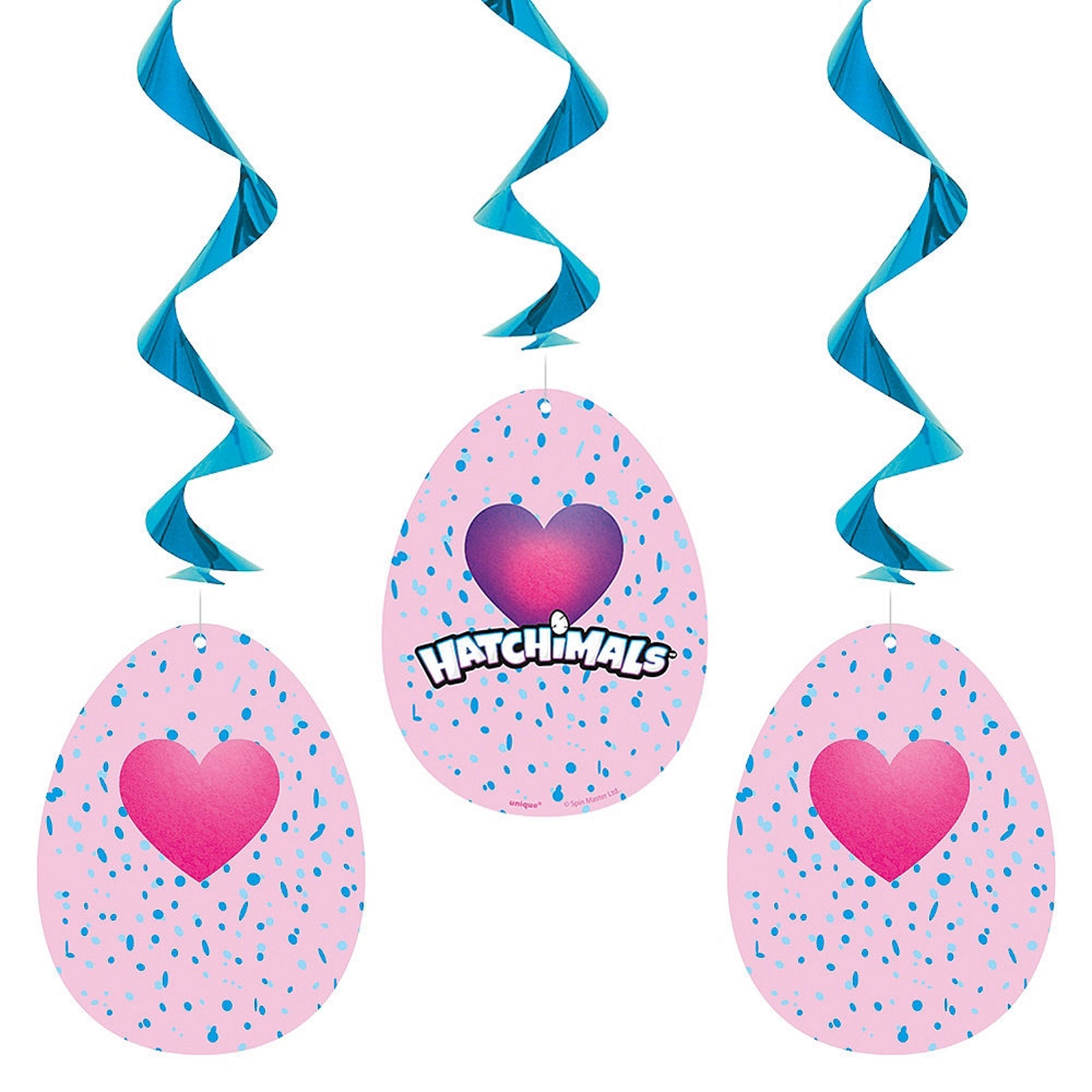 Hatchimals Swirl Decorations (Pack of 3)