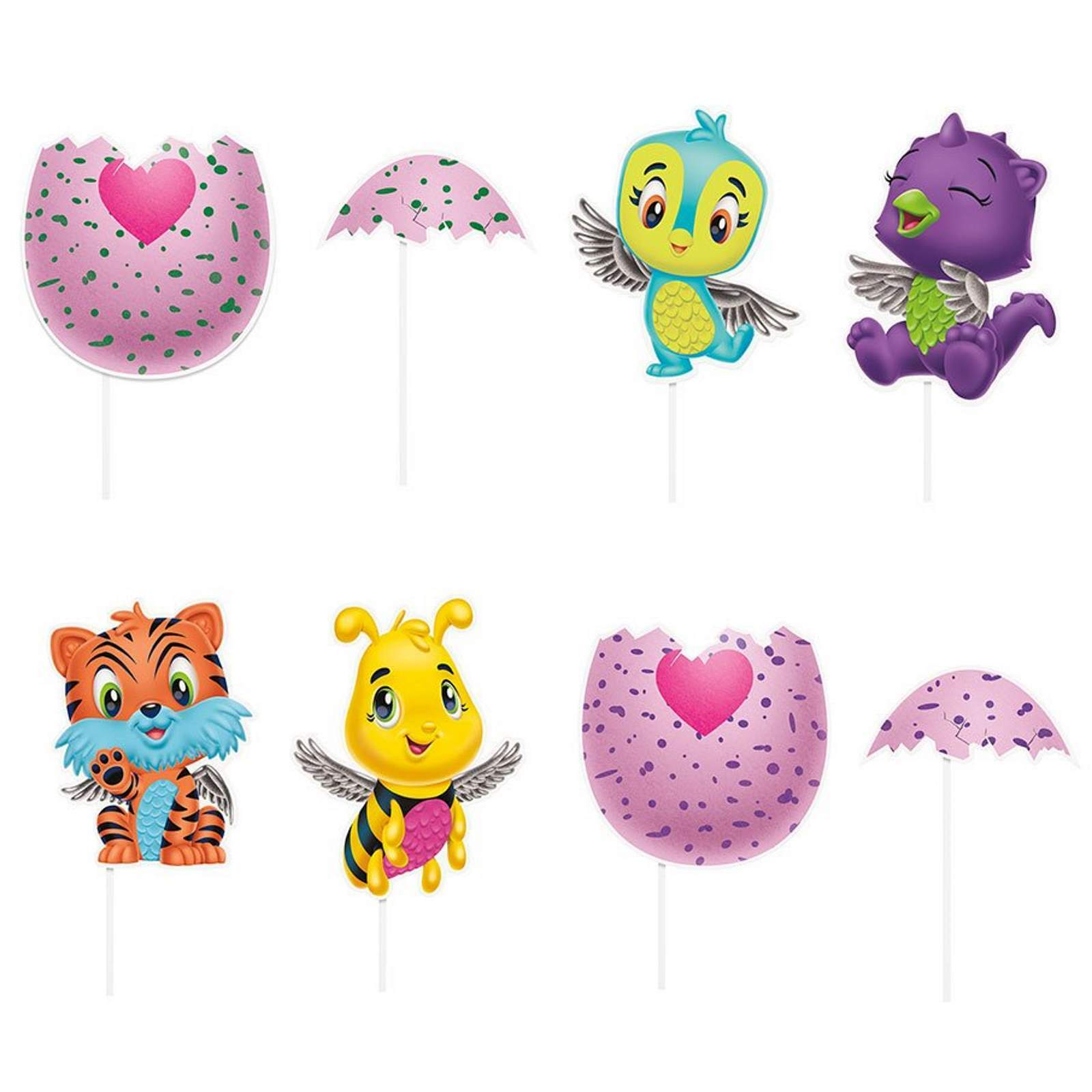 Hatchimals Photo Booth Prop Set (Pack of 8)