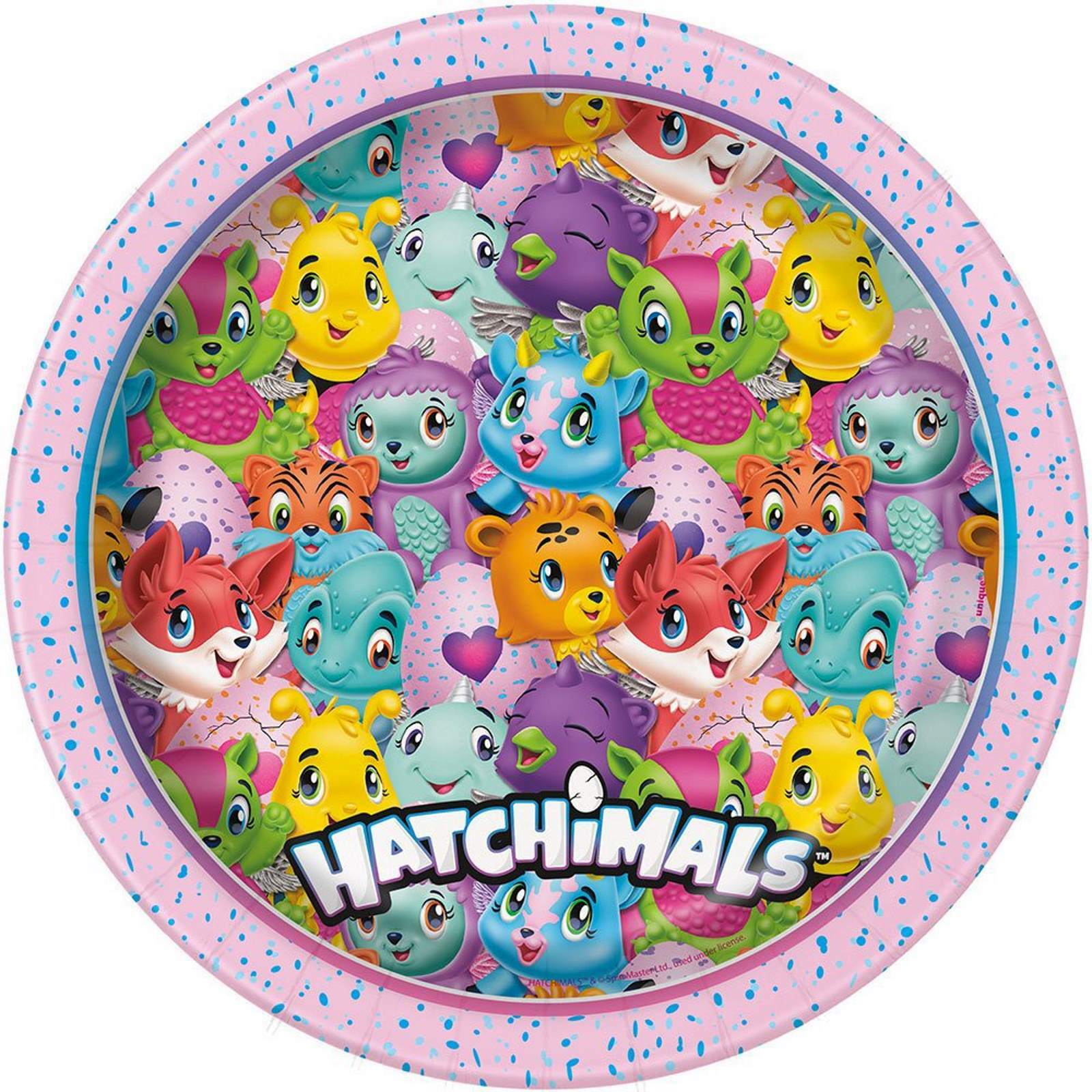 Hatchimals Large Paper Plates (Pack of 8)