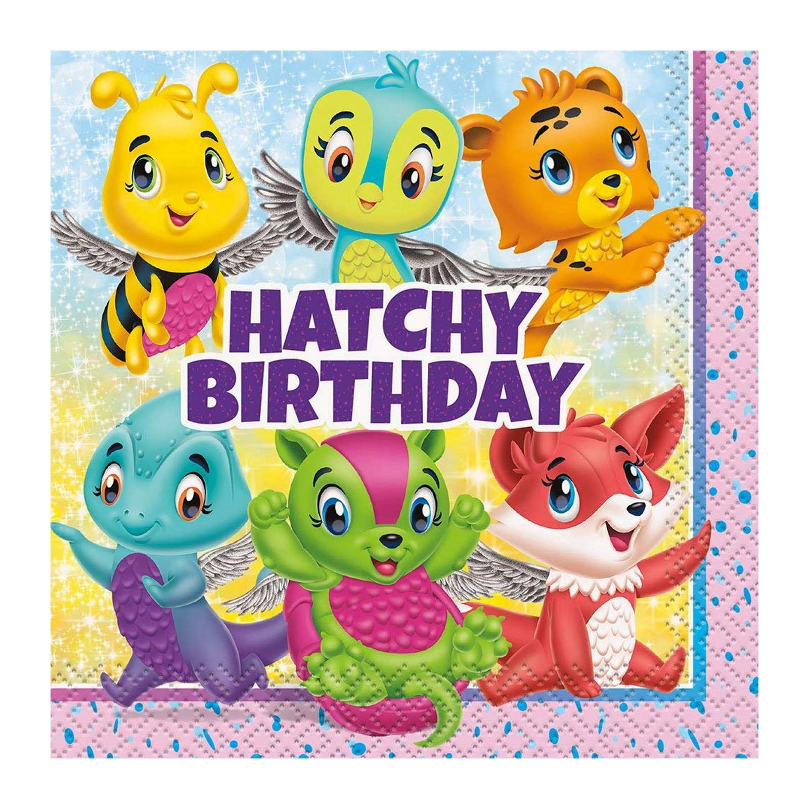 Hatchimals Small Paper Napkins (Pack of 16)