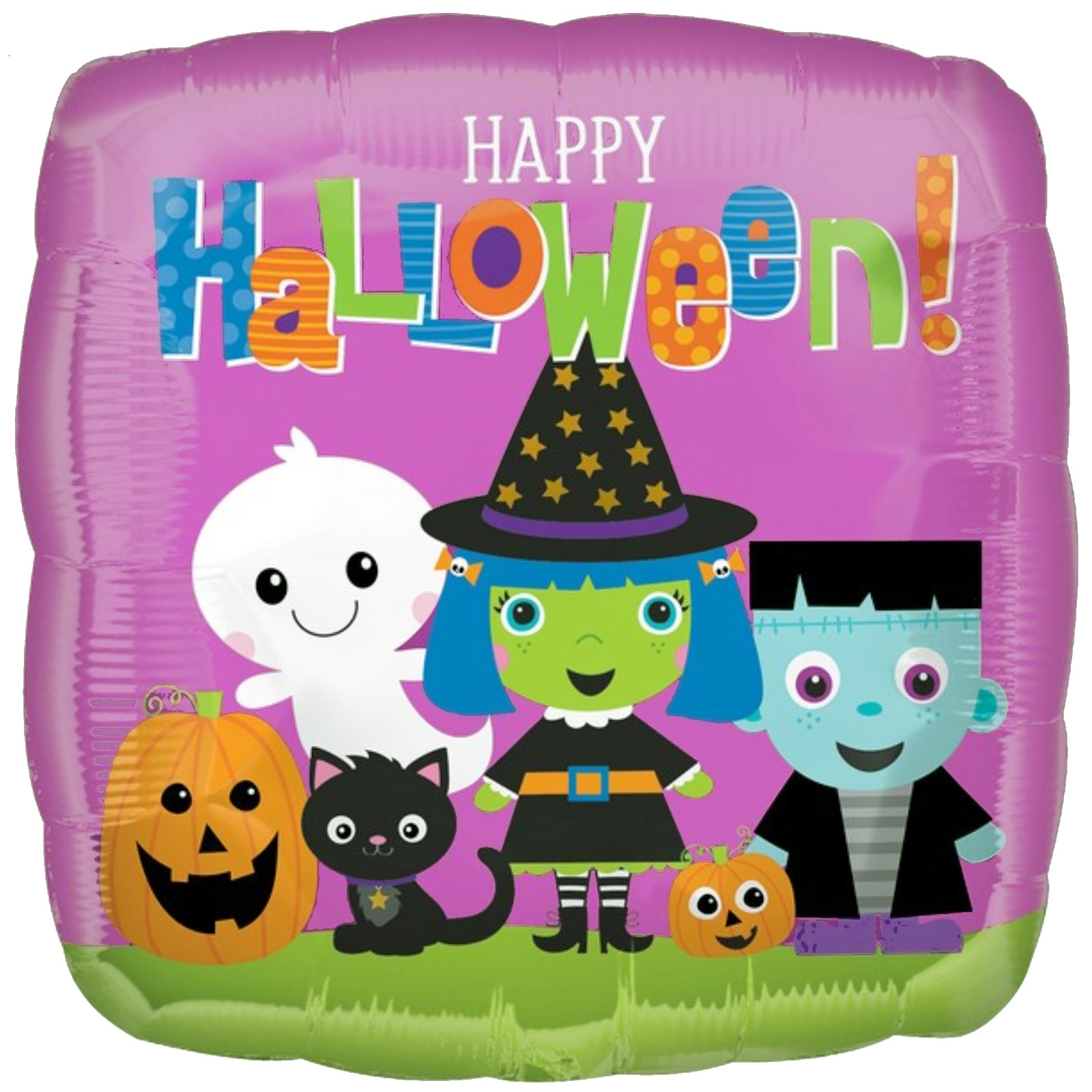 Happy Halloween Friends Foil Helium Balloon