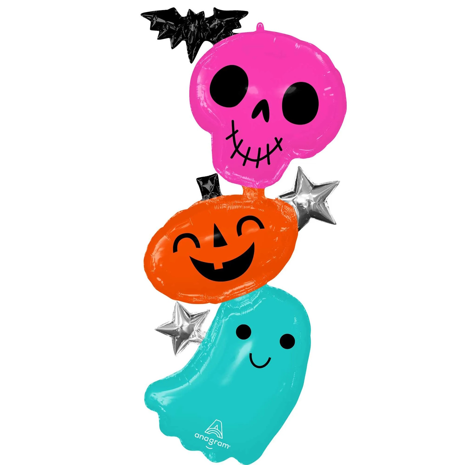 Multi-Balloon Colourful Halloween Characters Foil Balloon