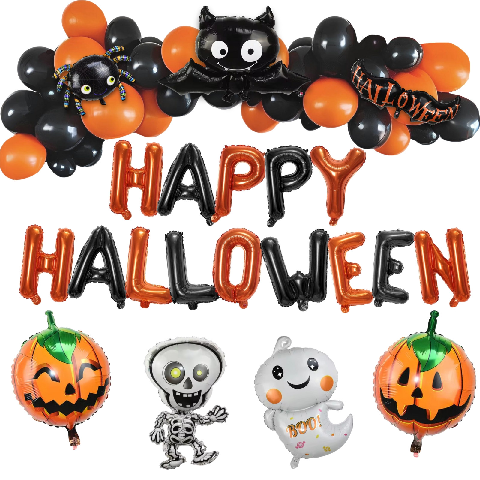 Halloween Balloon Garland Kit  