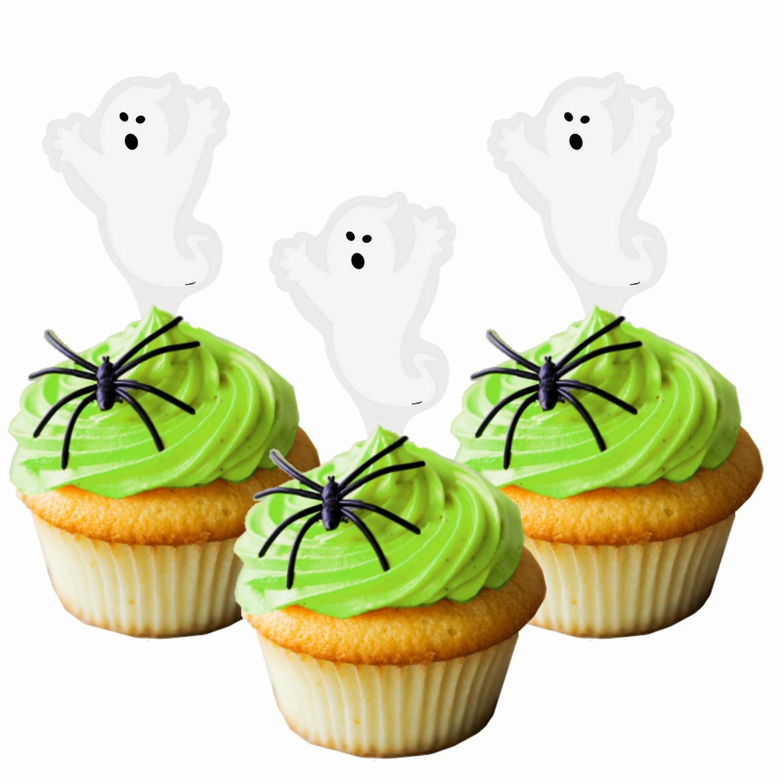 Ghost Cupcake Toppers (Pack of 12)