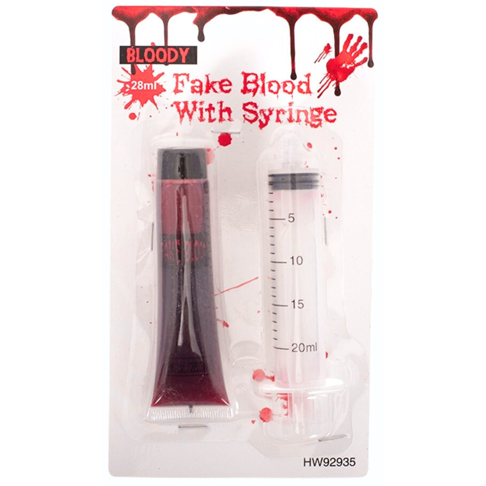 Fake Blood Makeup With Syringe 28ml