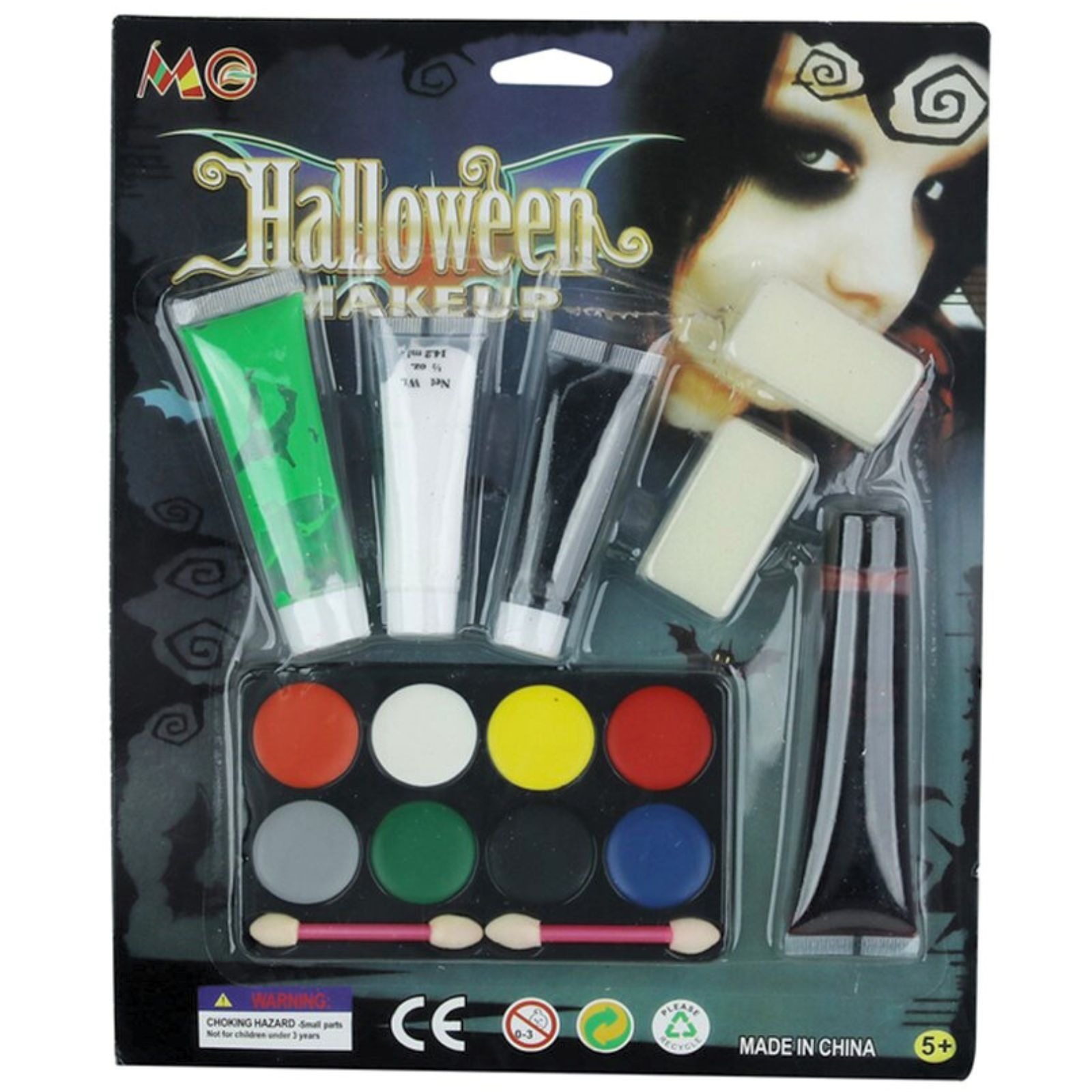 Evil Mistress Face Painting Kit With Blood