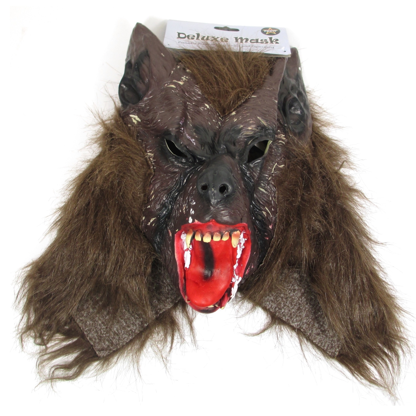 Deluxe Werewolf Mask With Hair