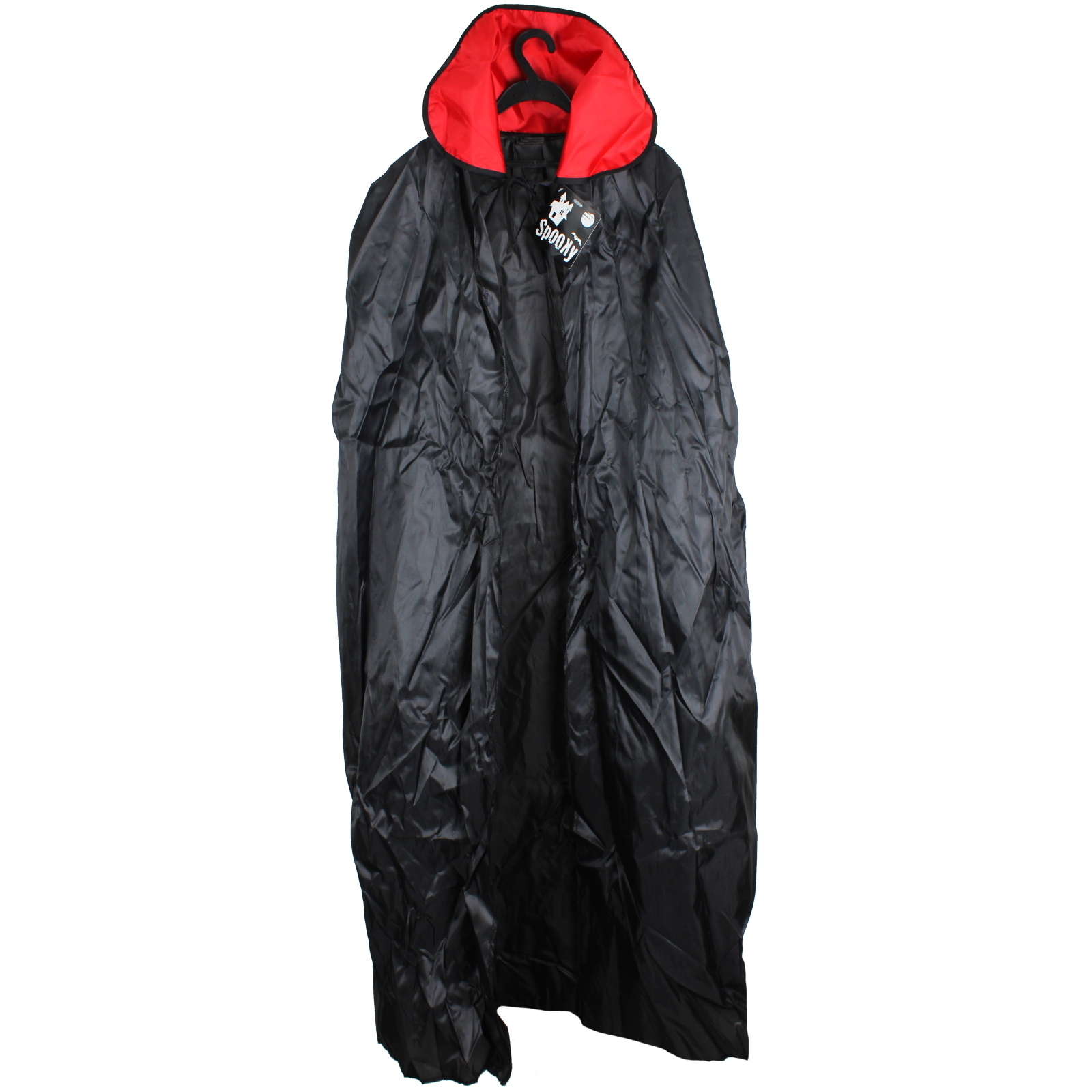 Black Polyester Vampire Cape