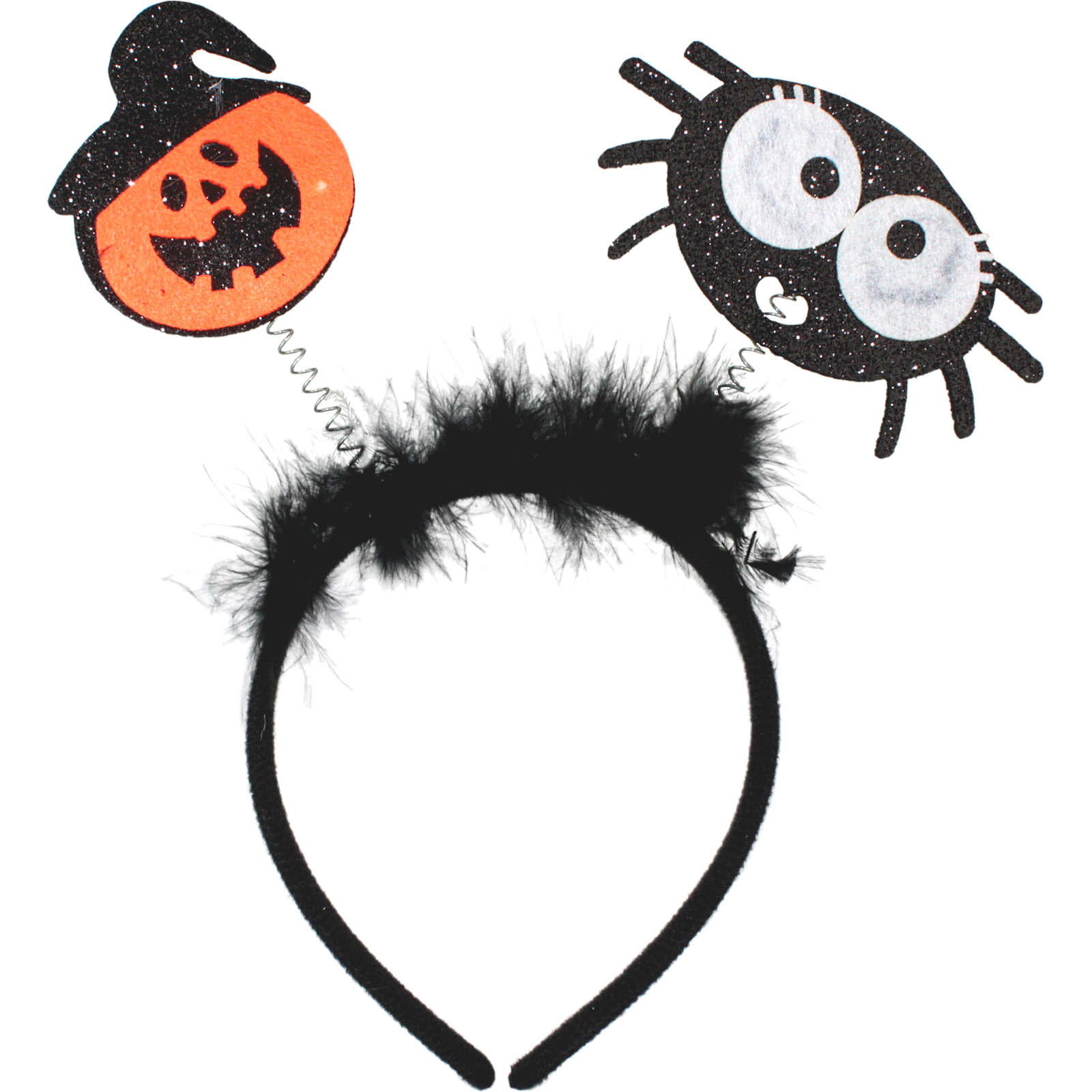 Pumpkin and Spider Bopper Headband 