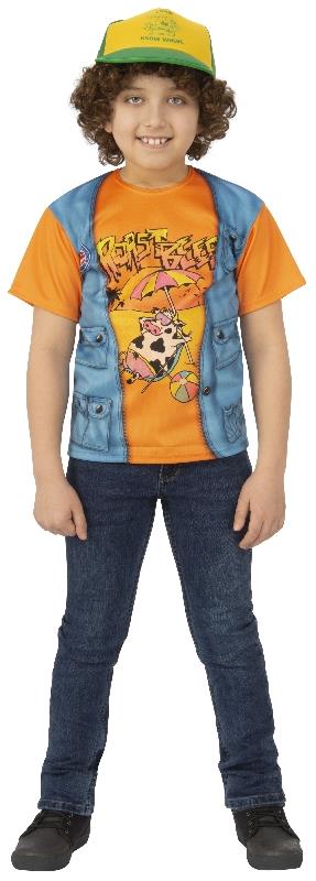 Stranger Things Dustin Roast Beef Child Costume Medium