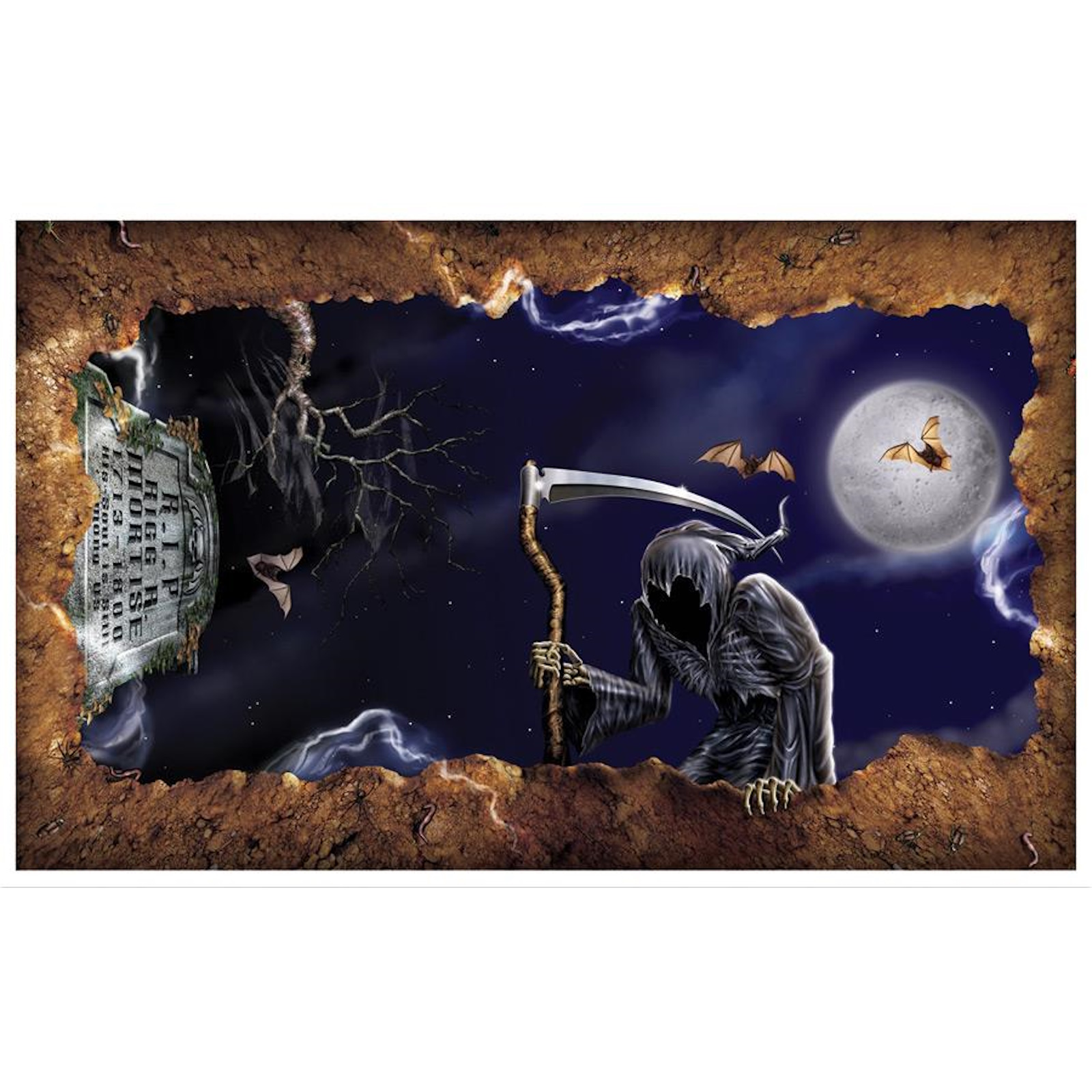Open Grave Insta-View Halloween Decoration
