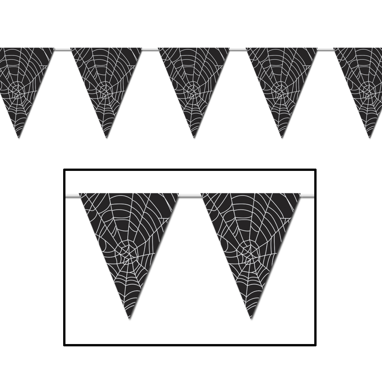 Spider Web Flag Banner
