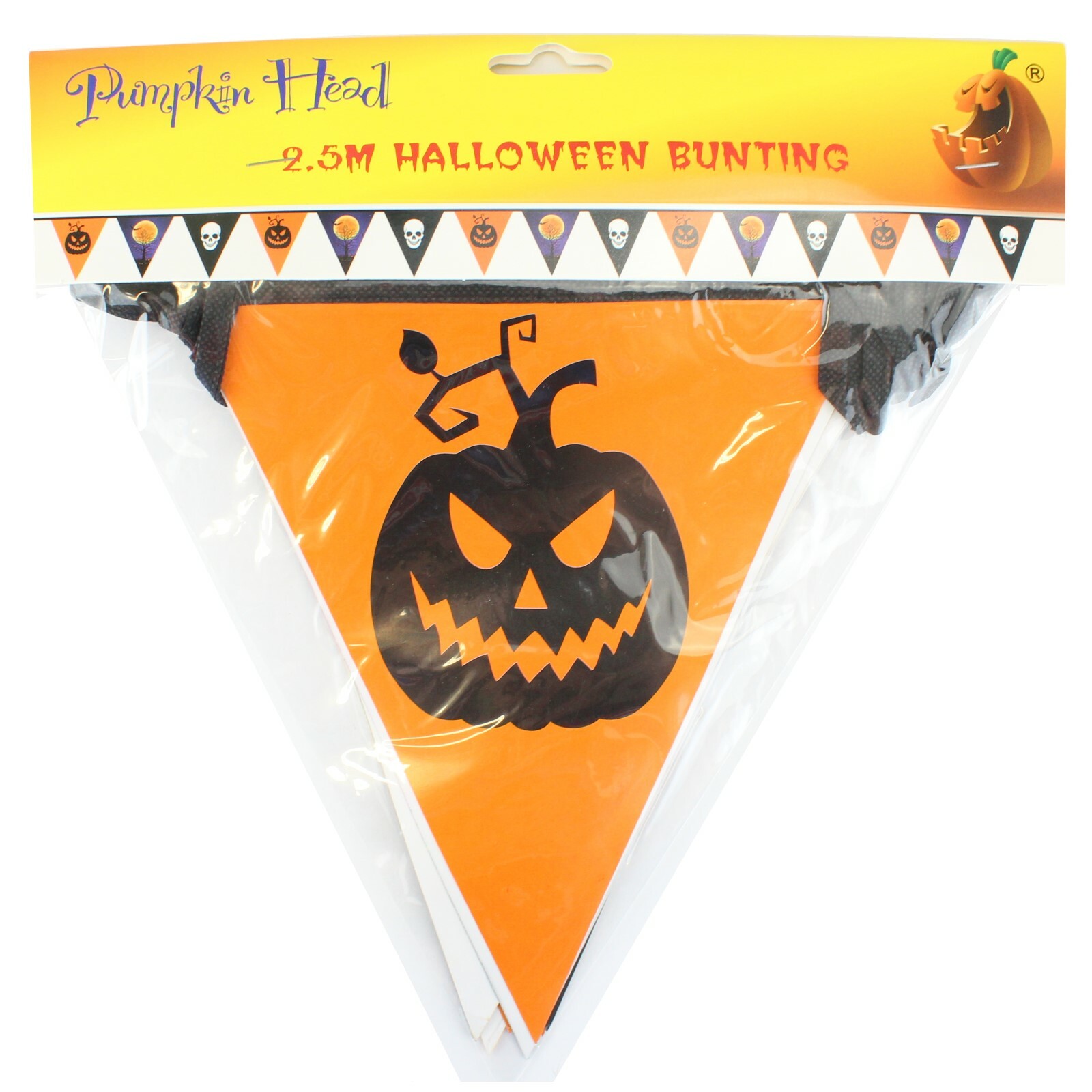 Halloween Paper Flag Banner