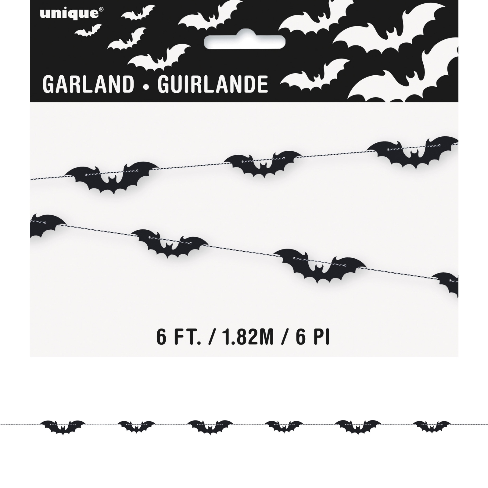 Bat Paper Garland Banner