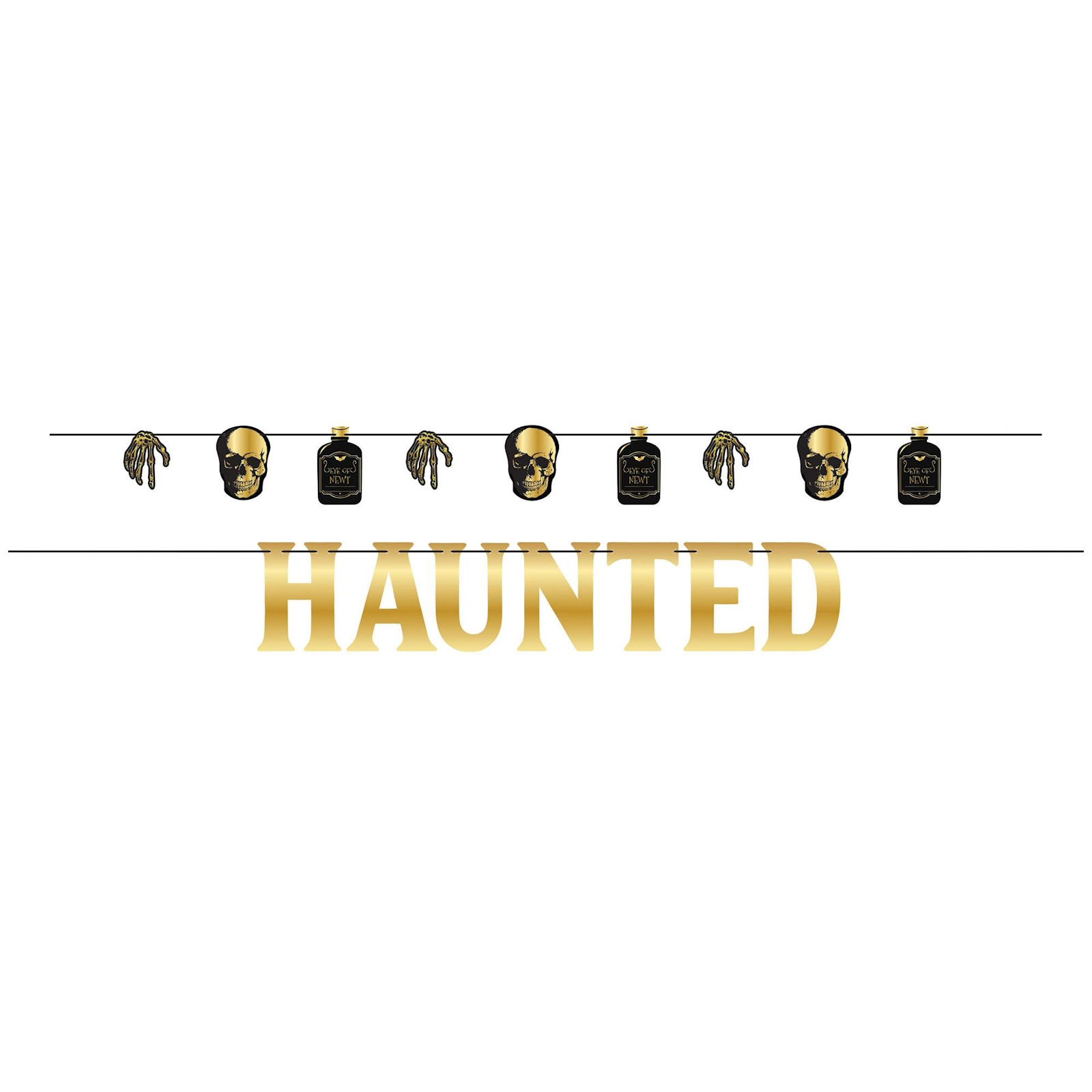 Boneyard Glam Gold Foil Banner Kit
