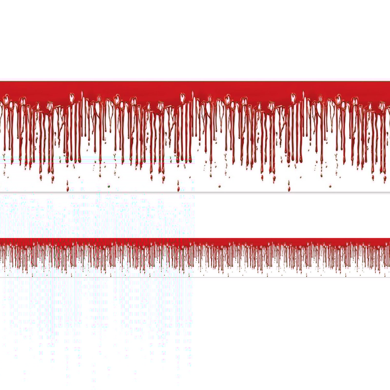 Dripping Blood Plastic Room Border Banner