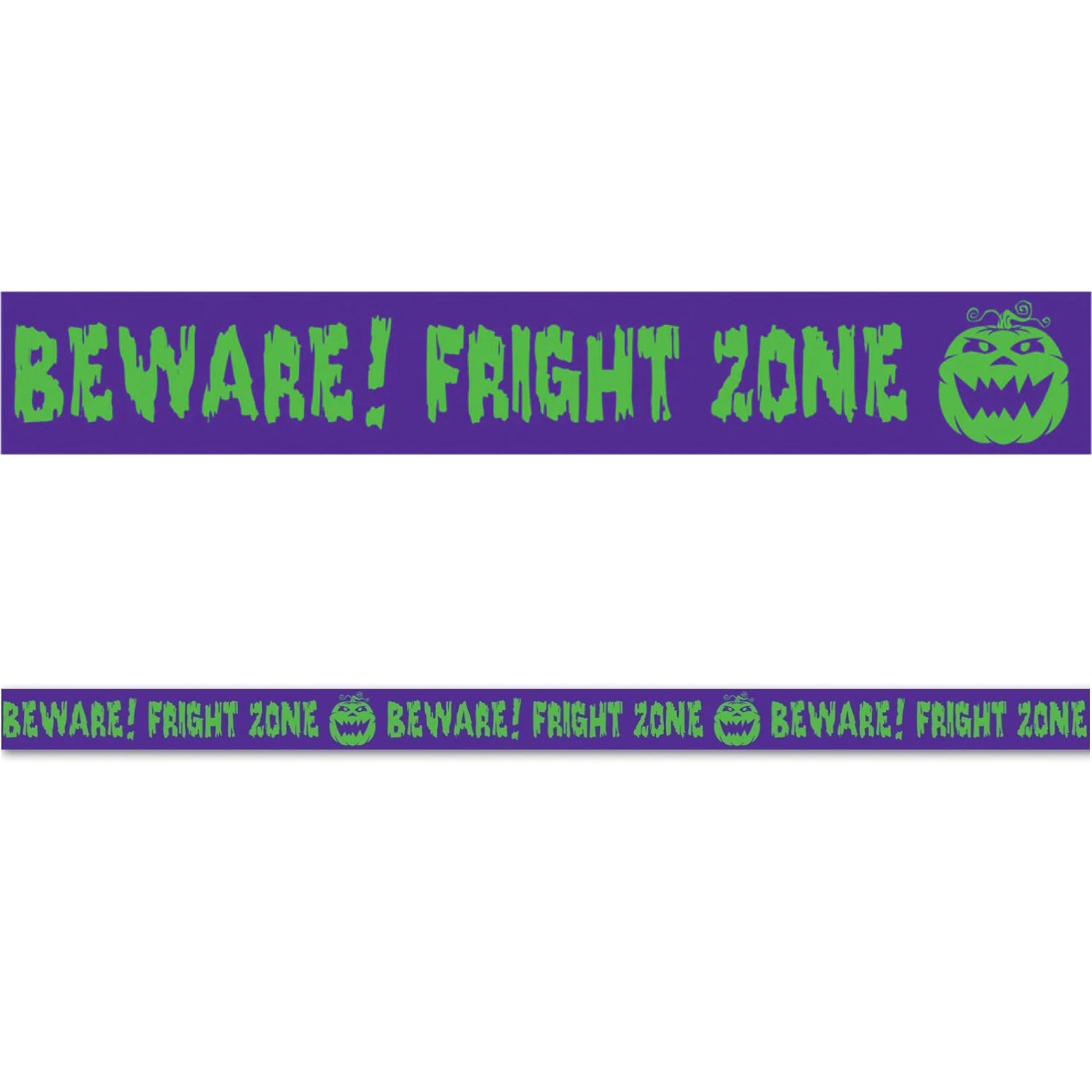 Beware Fright Zone Party Tape