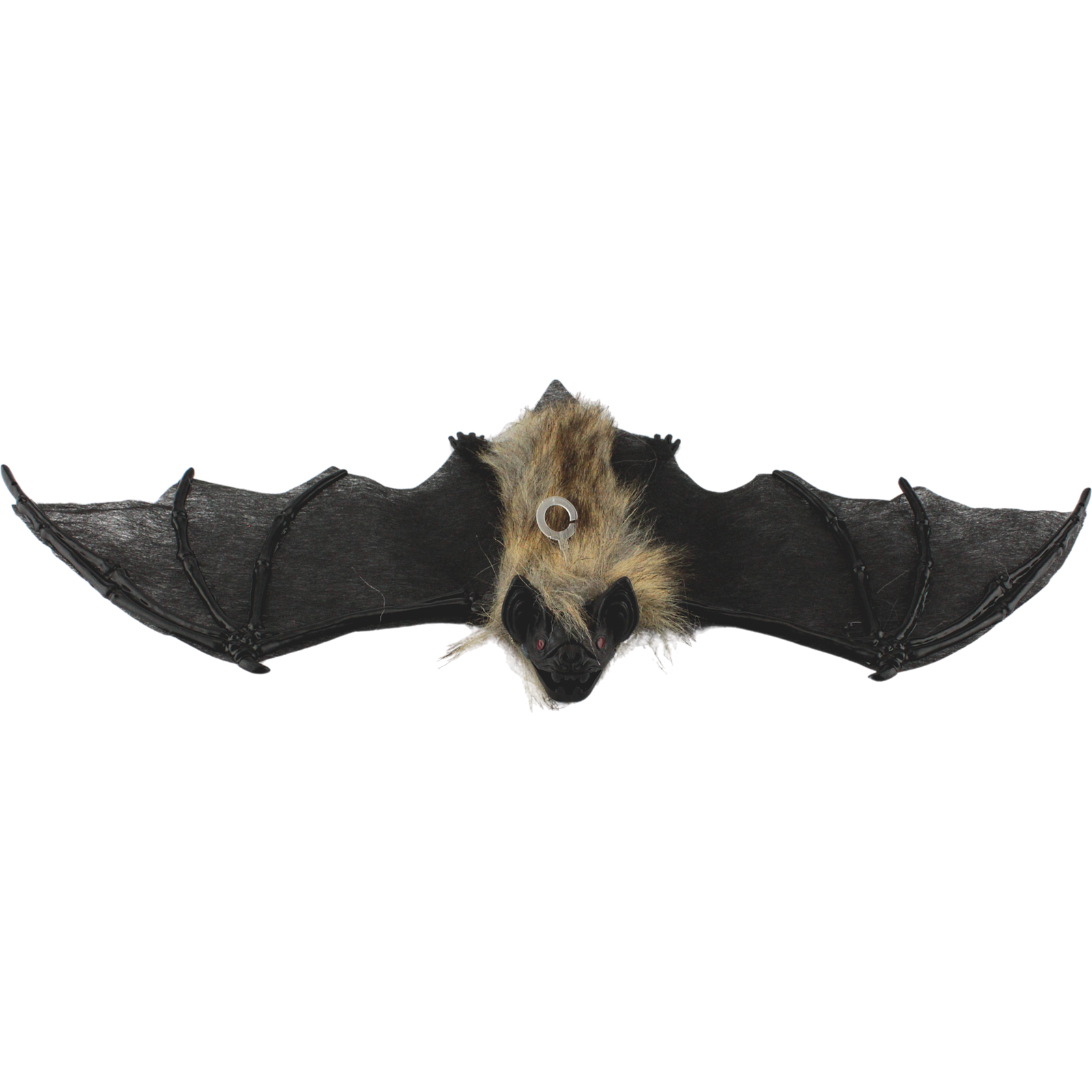 Furry Brown Bat Decoration 