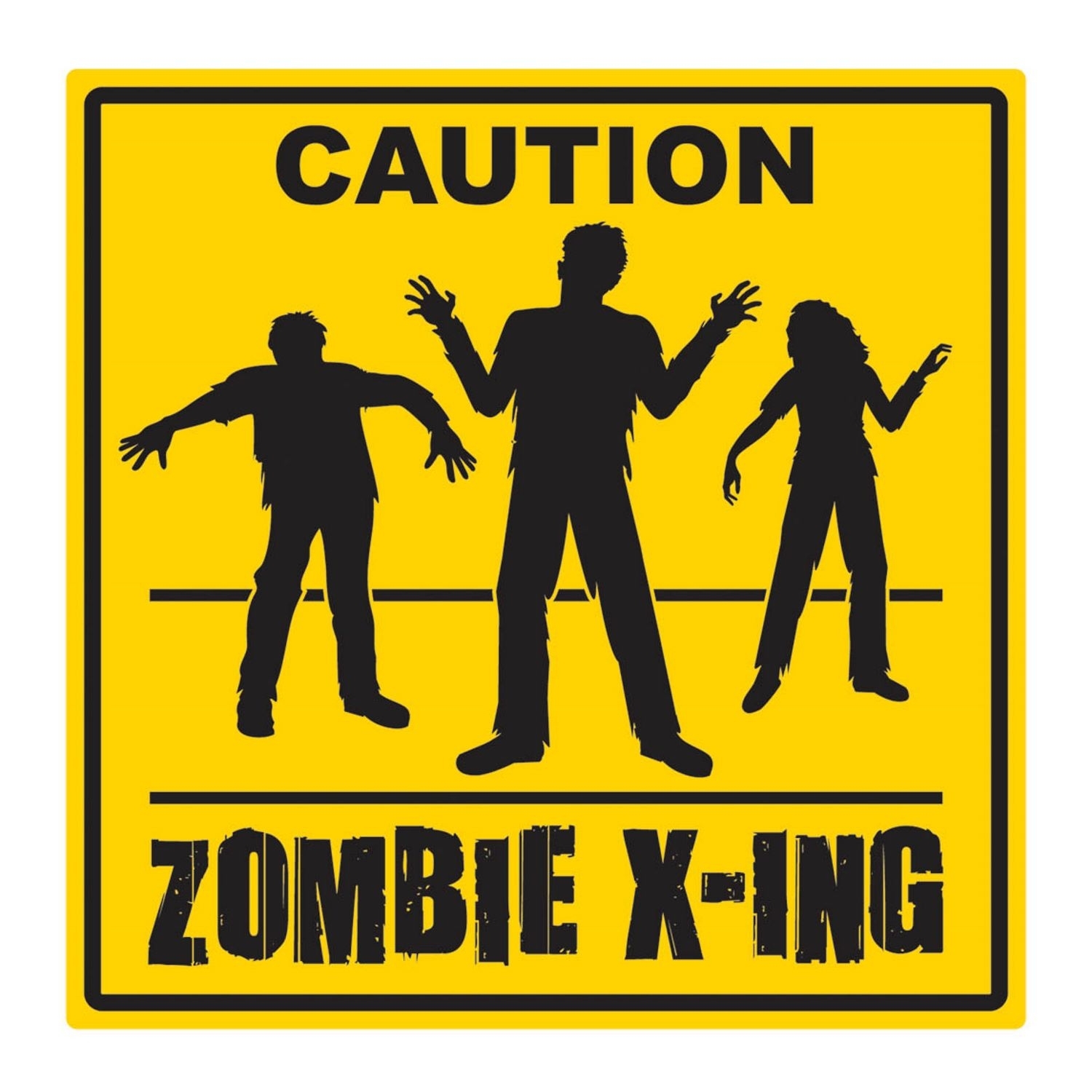 Zombie Crossing Sign