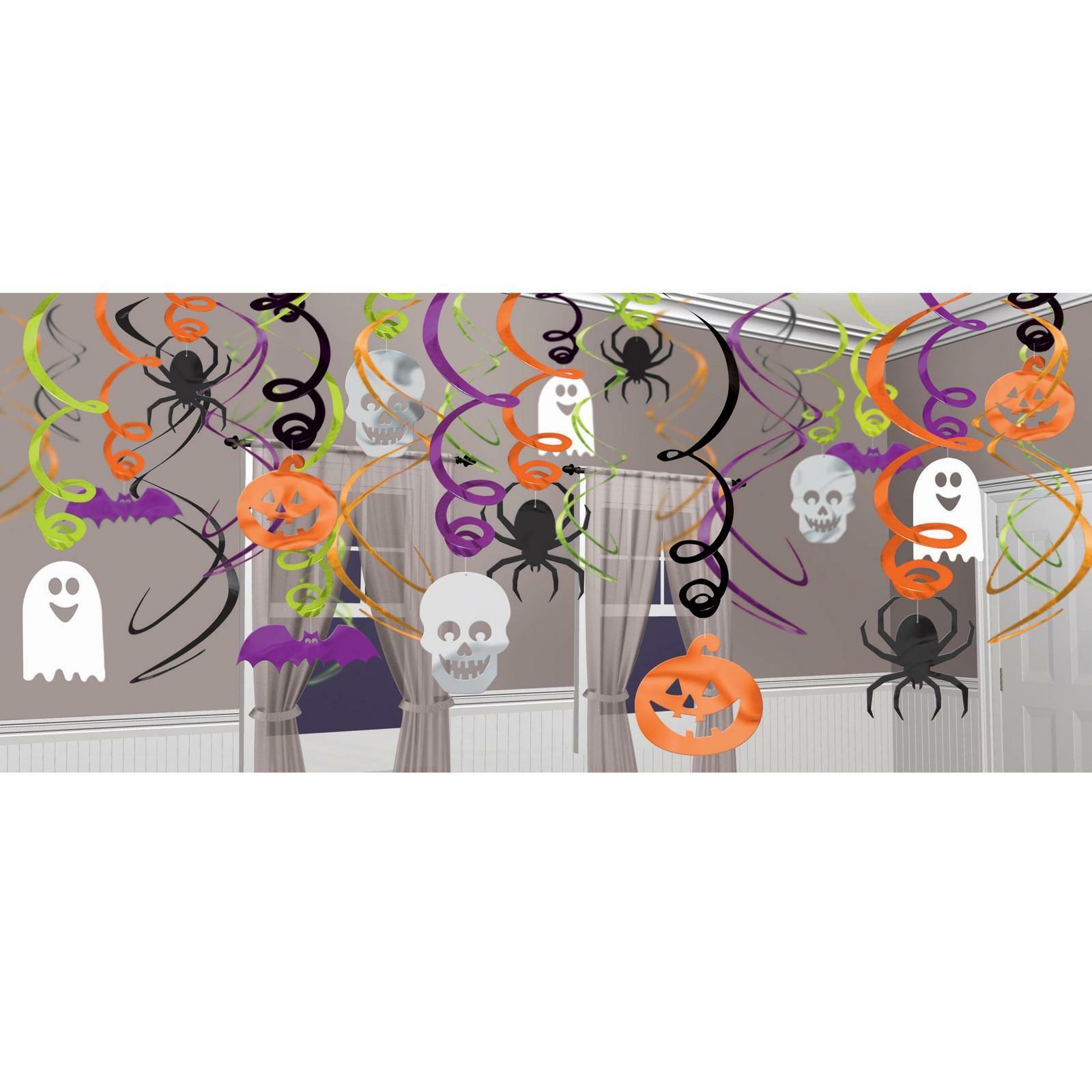 Halloween Swirl Decorations (Value Pack of 30)