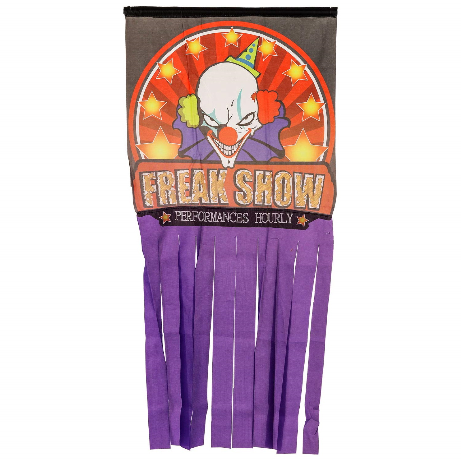 Clown Freak Show Door Curtain