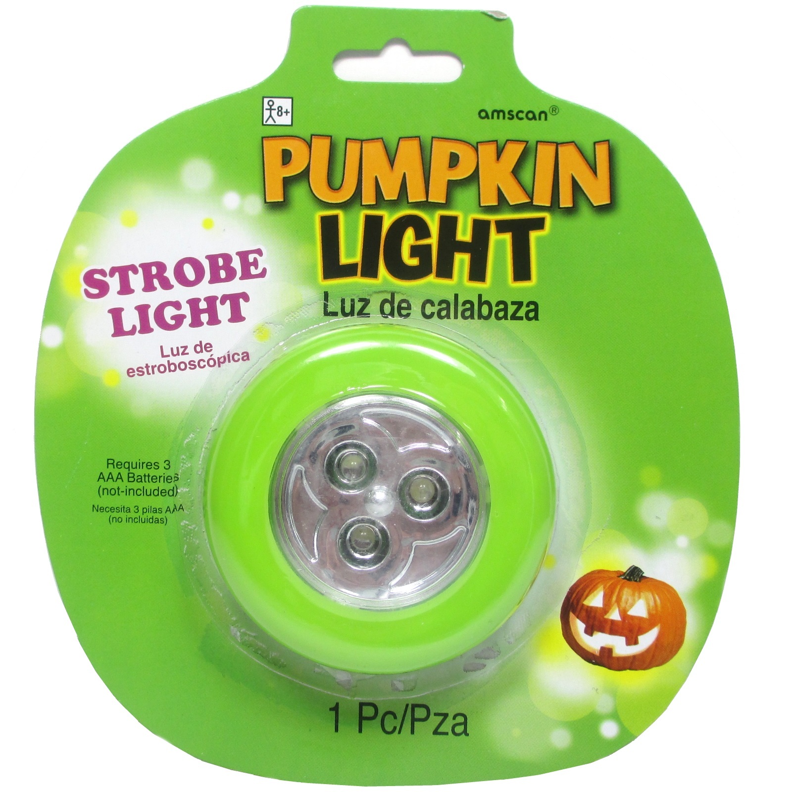 Halloween Strobe Effect Pumpkin Light