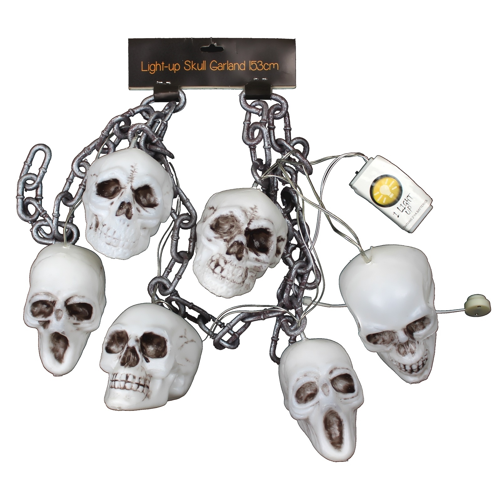 Light-up Skull Garland