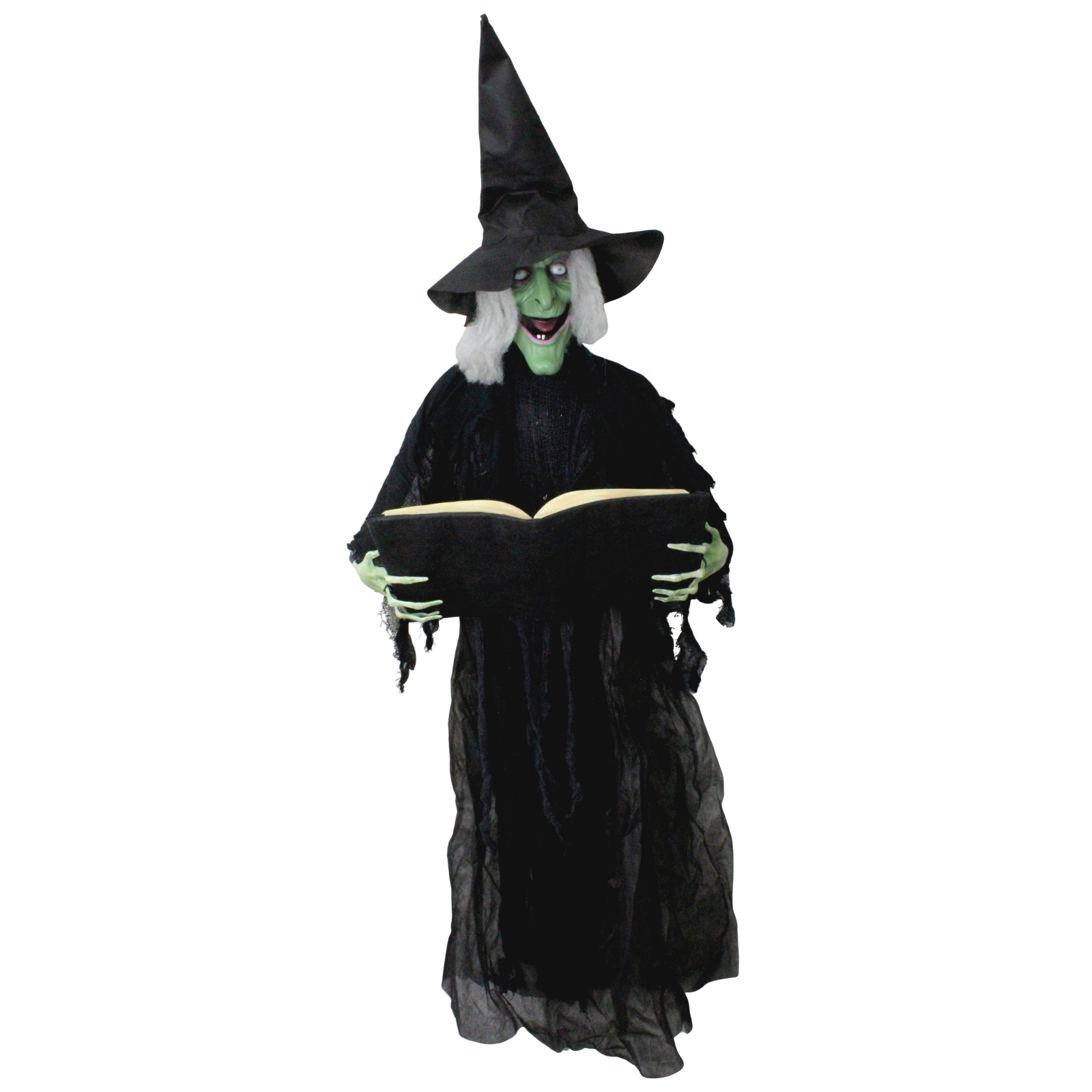 Animated Hanging Witch With Book
